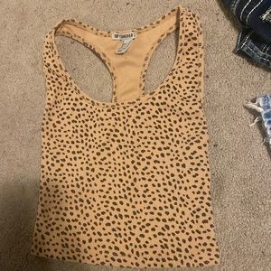forever 21 cheetah print tank top
